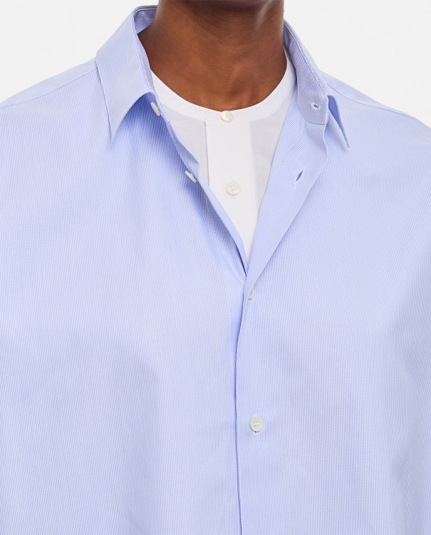 Shop Loewe Double Layer Shirt In Blue