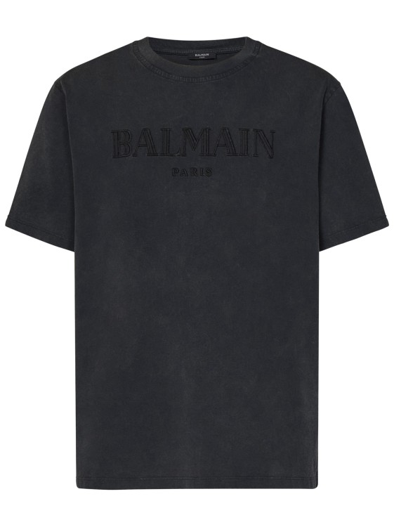 Balmain Loose-fit Pigment-dyed T-shirt In Brown