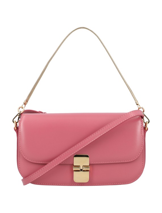 Shop Apc A.p.c. Clutch Grace With Chain In Pink