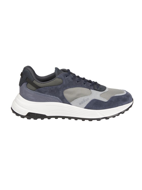 Shop Hogan Blue Hyperlight Sneakers In Grey