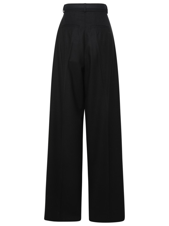 Shop Sportmax Kiens' Black Virgin Wool Pants