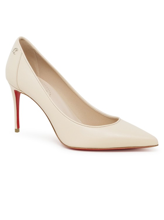 Shop Christian Louboutin Sporty Kate Leche Nappa/lining Pumps In Neutrals