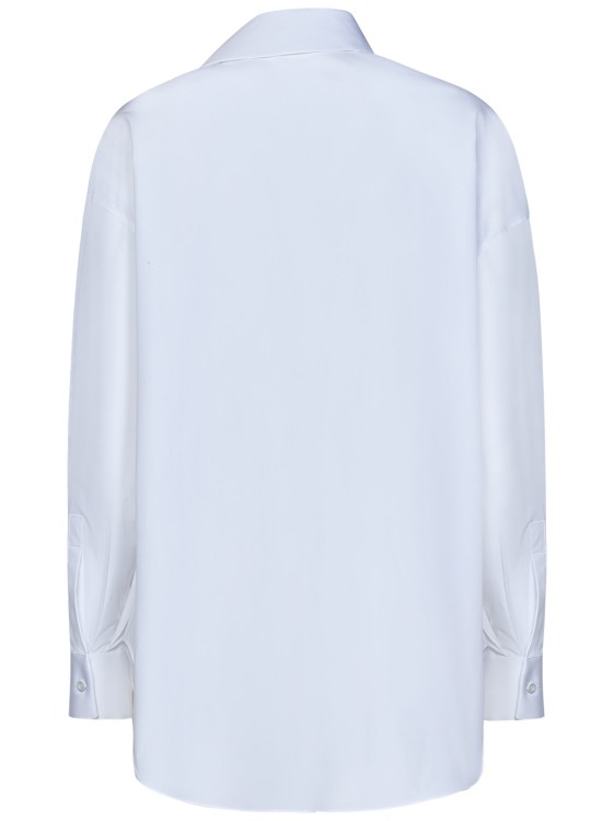 Shop Alexander Mcqueen Plain White Longsleeve Shirt