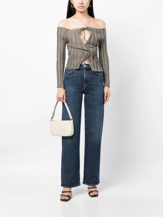 Shop Agolde Harper Straight-leg Jeans In Blue