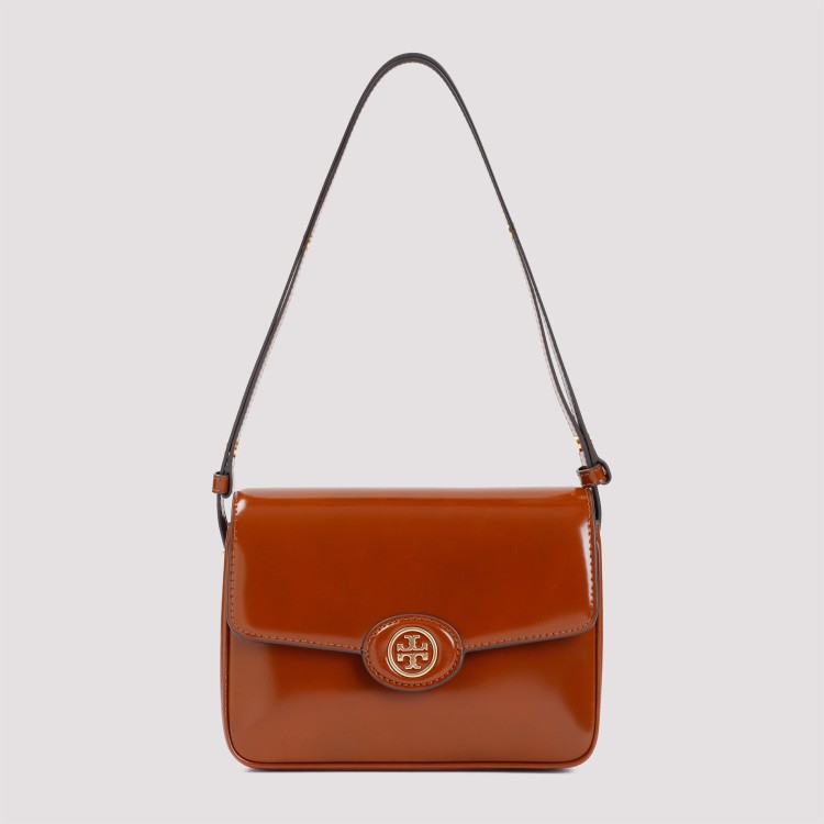 Tory Burch Robinson Shoulder Bag In Brown