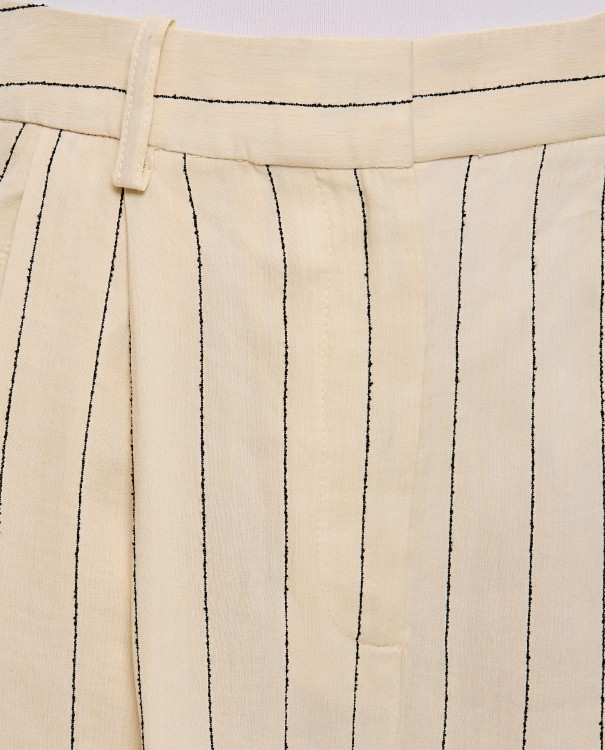 Shop Loulou Studio Pinstriped Pants In Neutrals