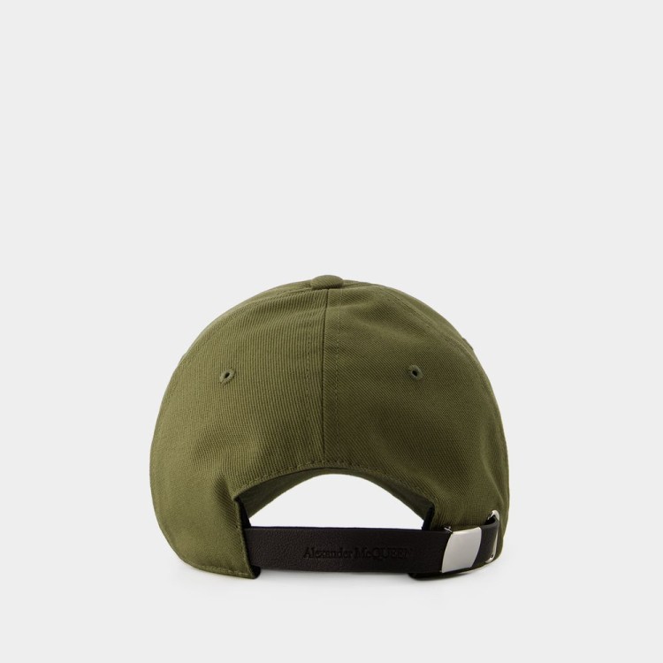 Alexander Mcqueen Men's Varsity Skull Cap In Black