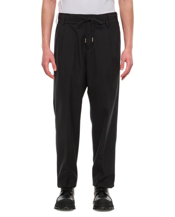 Shop Sacai Suiting Pants In Black