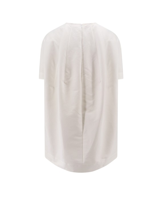 Shop Marni Cotton Mini Dress In White