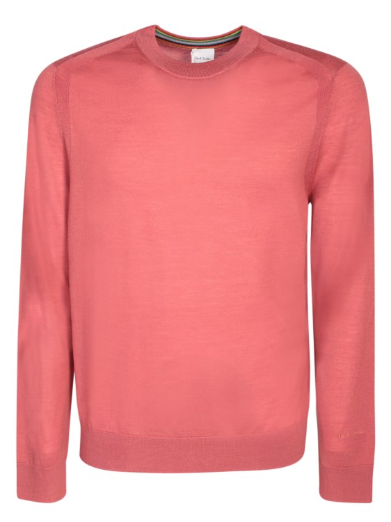 PAUL SMITH RED CREW NECK PULLOVER