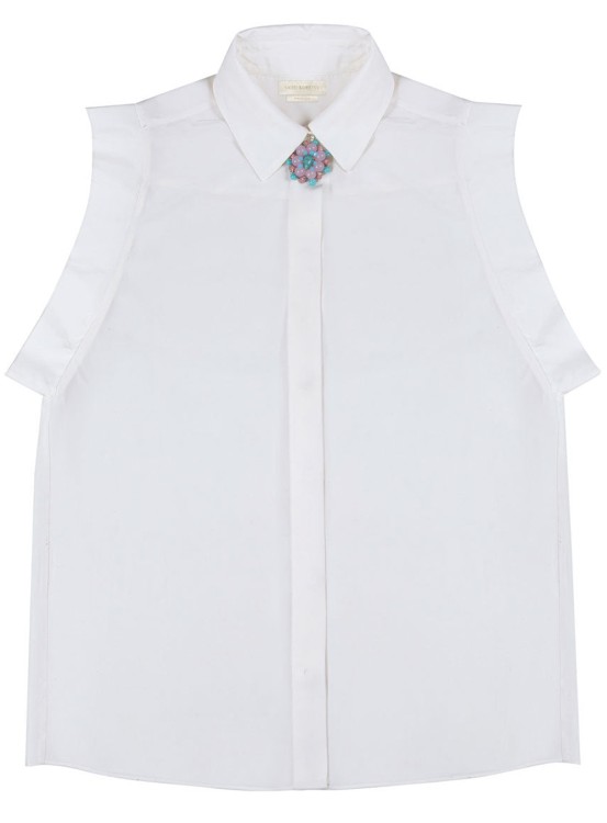 Saiid Kobeisy Off-white Sleeveless Shirt