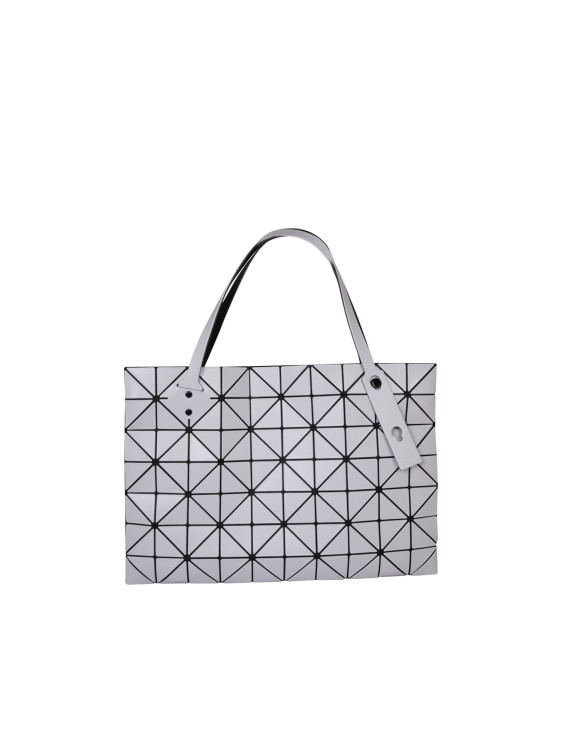 Shop Issey Miyake Prism Tote Bag In Grey