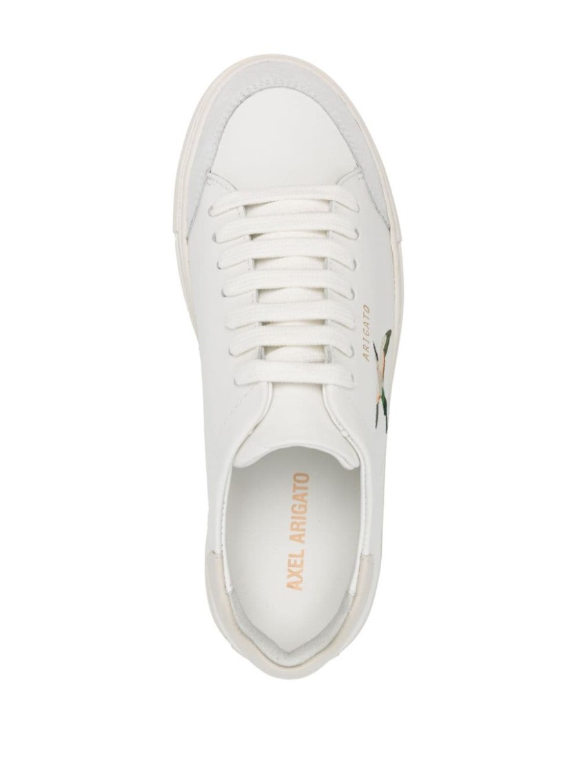 Axel Arigato Clean 180 Bee Bird Leather Sneakers In White