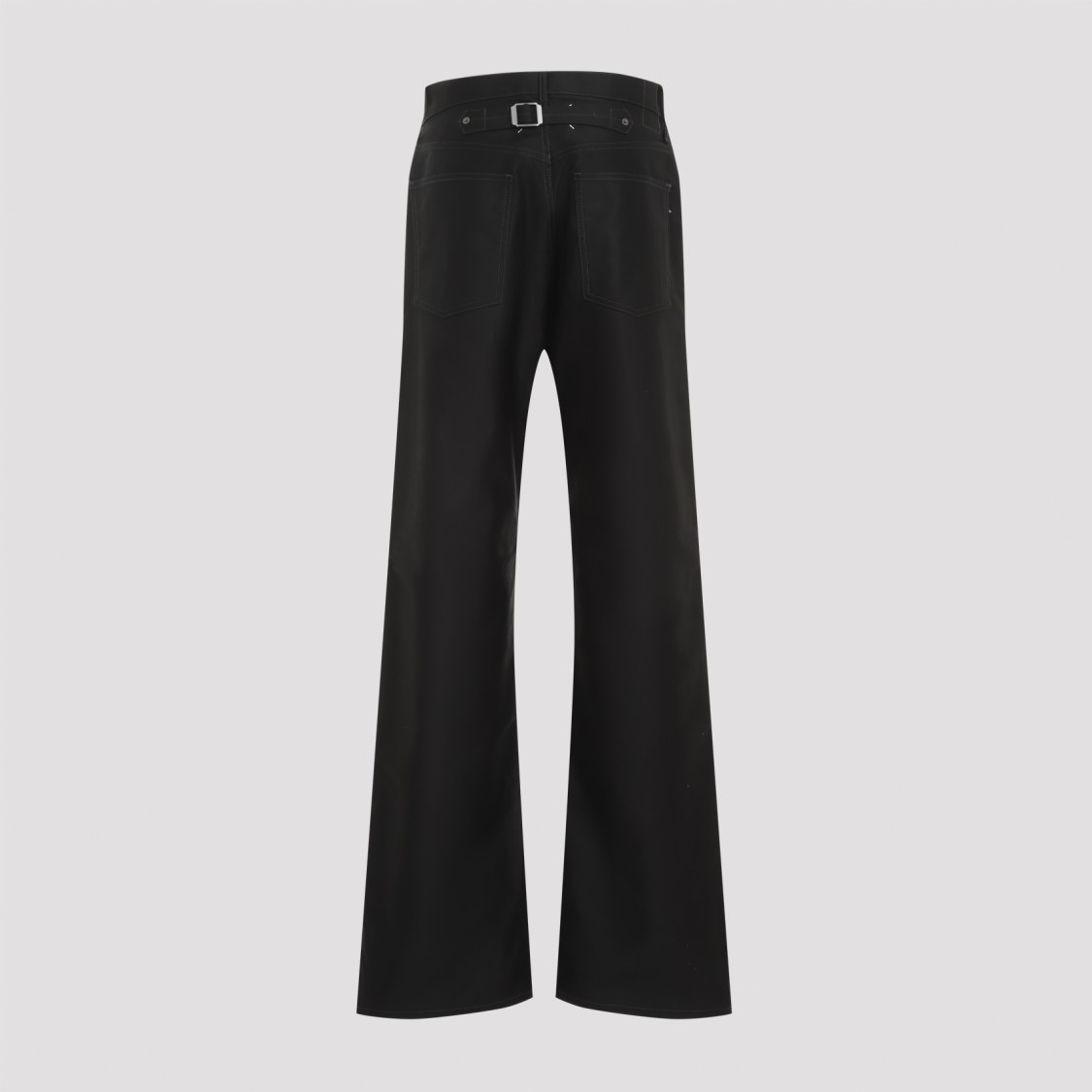 Maison Margiela Black Cotton 5 Pockets Pants In Black