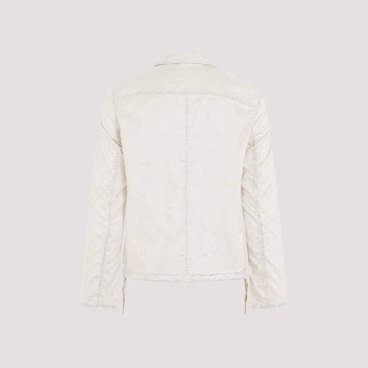 Shop Acne Studios Beige Polyester Jacket In White