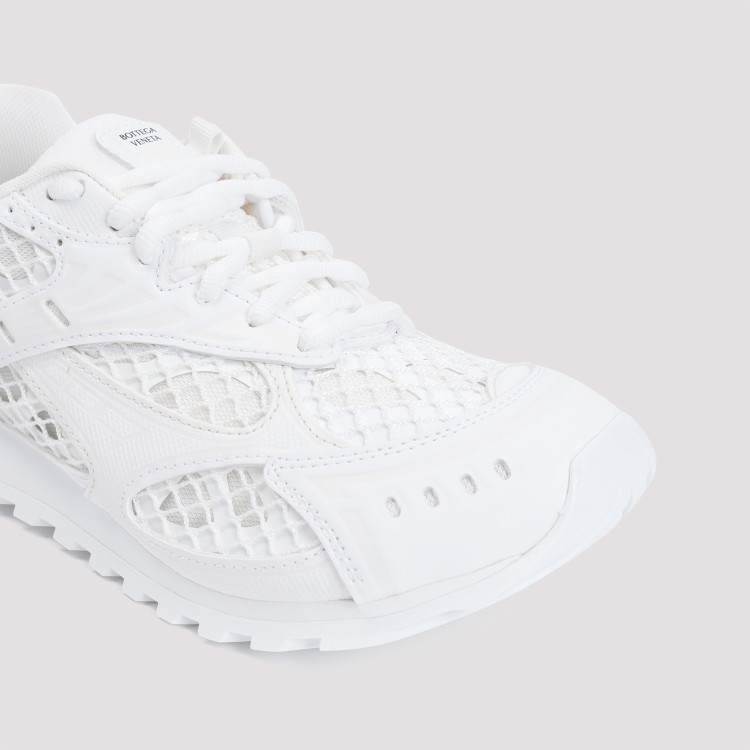 Shop Bottega Veneta Orbit Sneakers In White