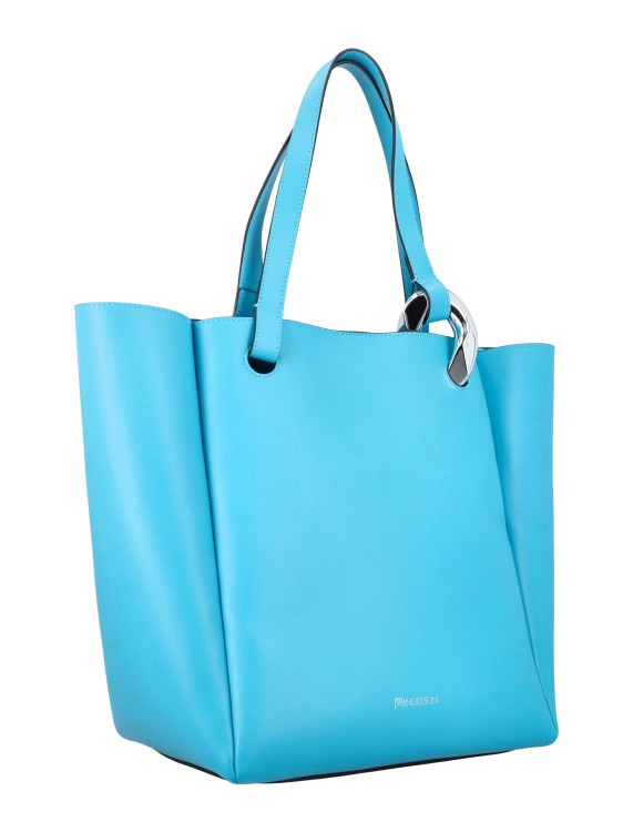 Shop Jw Anderson Chain Cabs Tote Bag In Blue
