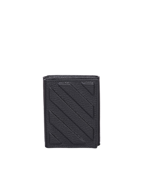 Off-white 3d Diag-stripe Black Wallet