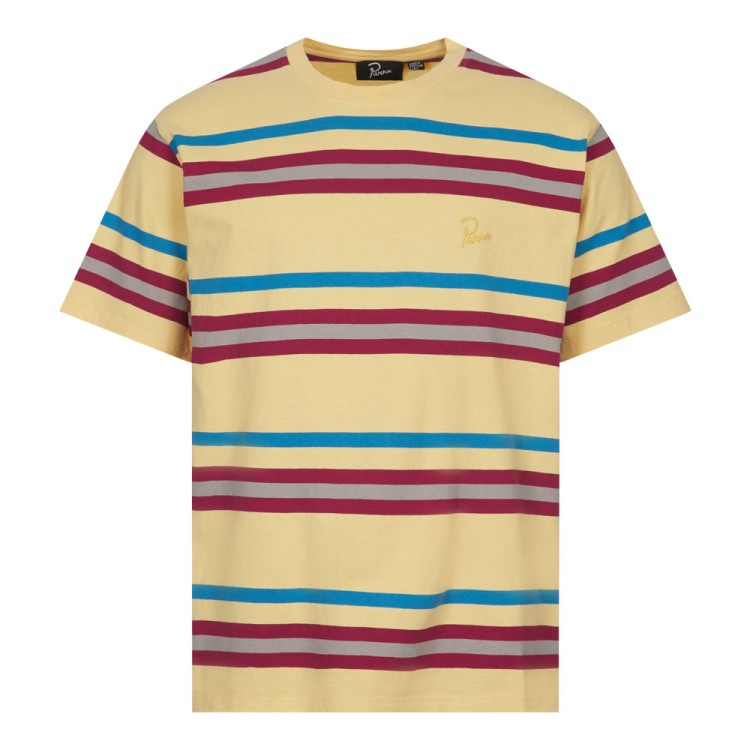 BY PARRA YELLOW STRIPEYS T-SHIRT,56f2ee3a-0057-aa09-a967-f7962c34c07e
