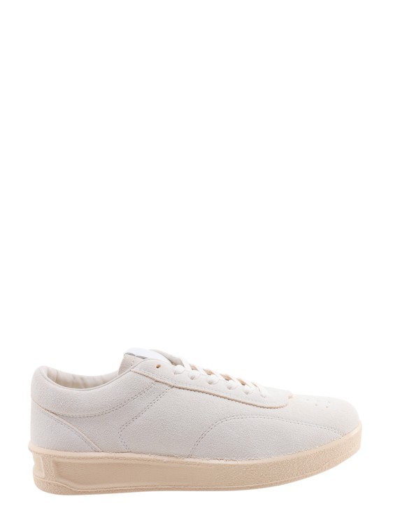 JIL SANDER SUEDE SNEAKERS WITH LEATHER DETAIL,45b0e6dc-6029-426c-8a70-f6972b416e26