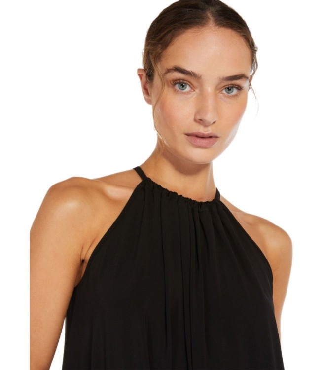 Shop Max Mara Beachwear Garda Black Long Dress