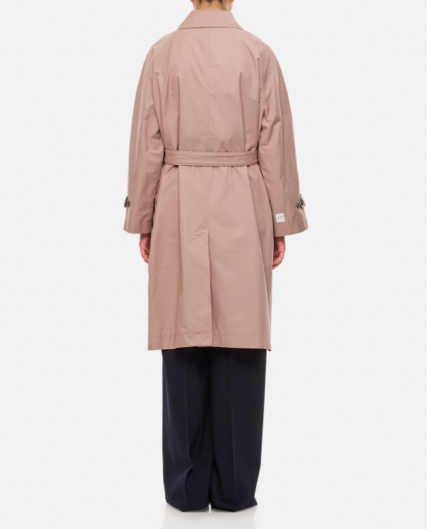 Shop Max Mara Ftrench Single Breasted Coat In Pink