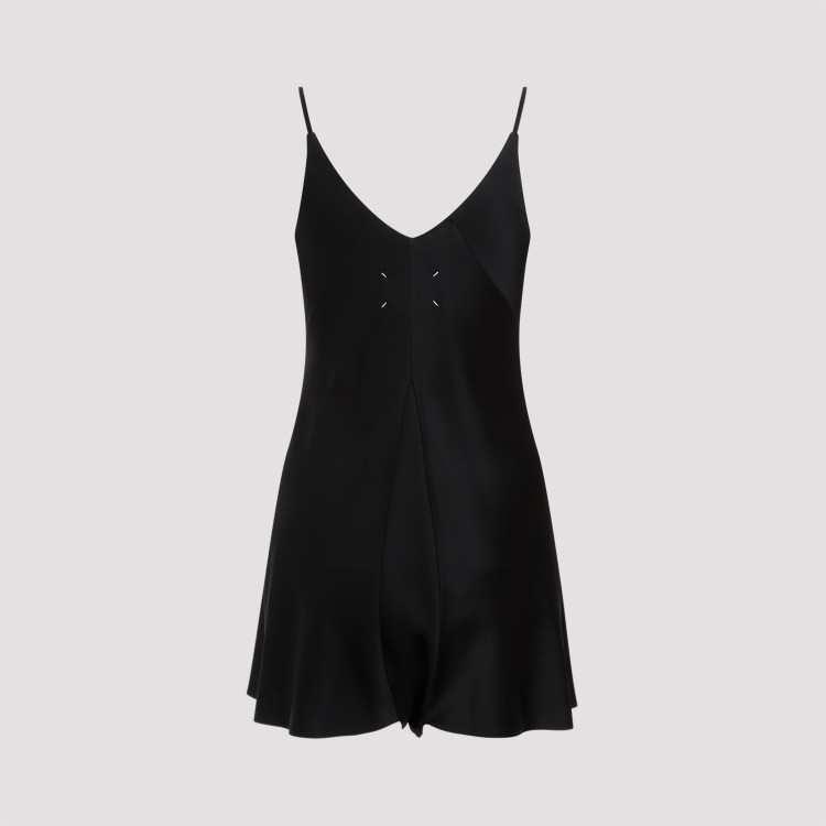 Shop Maison Margiela Black Viscose Jumpsuit