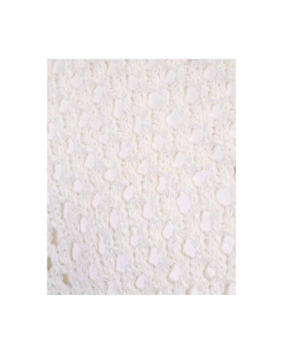 Takaturna Knit Vest With Elegant Design And Breathable Texture In White