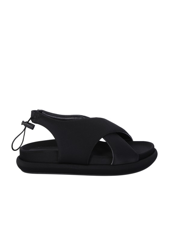 Gia Borghini Padded-design Chunky Sandals In Black