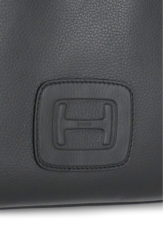 Shop Hogan H Shoulder Bag In Grey