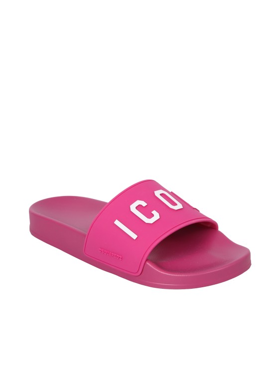 Shop Dsquared2 Open-toe Slide Sandals In Pink