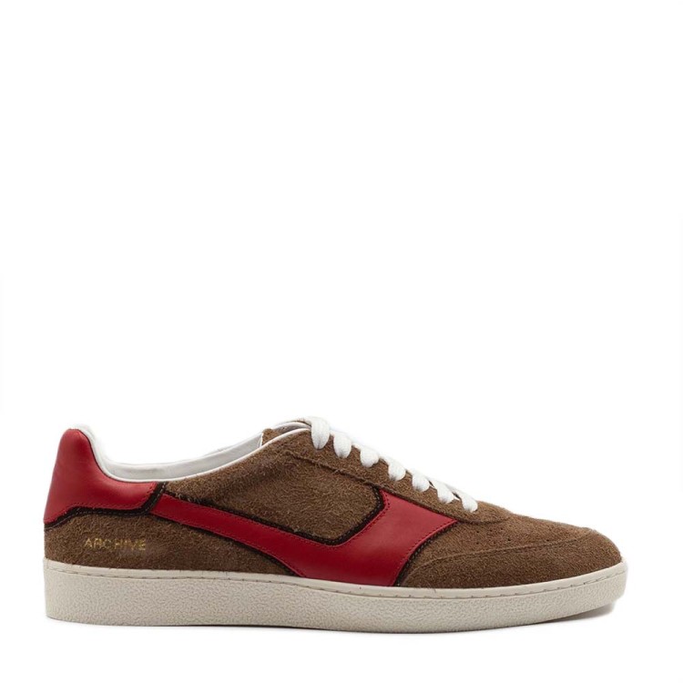 Pantofola D'oro Brown And Red Archive Sneakers