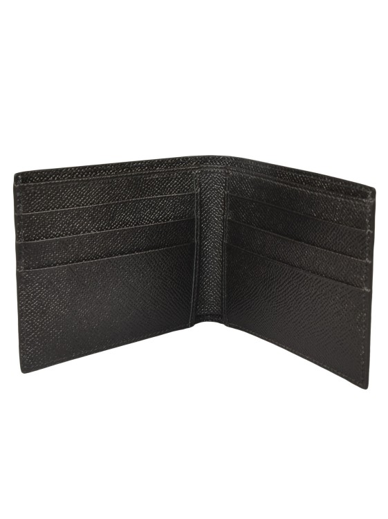 Shop Dolce & Gabbana Bi-fold Leather Wallet In Black