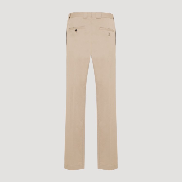Givenchy 4g Straight Chino Pants In Neutrals