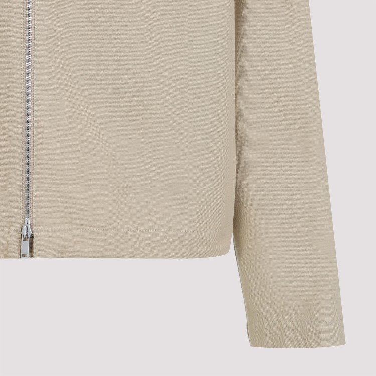 Shop Jil Sander Grey Cotton Jacket