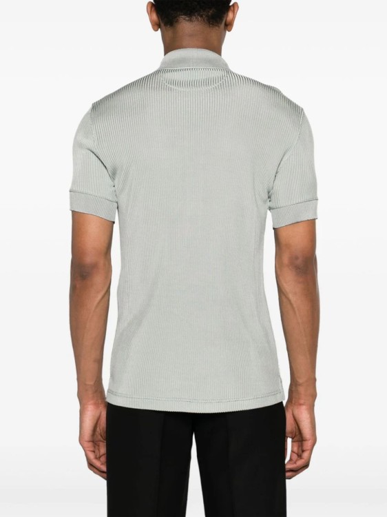 Shop Tom Ford Gray Logo Polo Shirt In Grey
