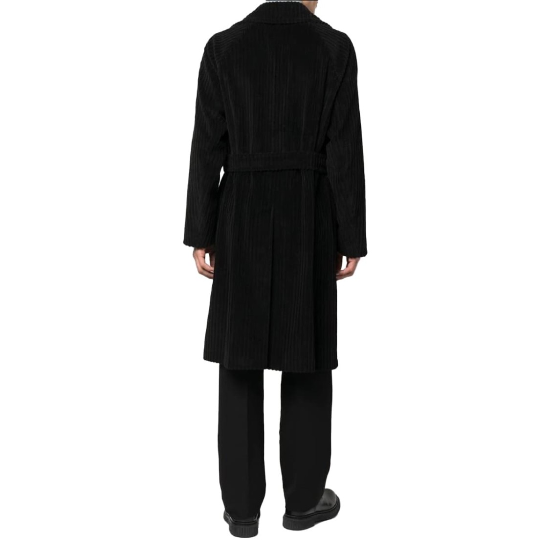 Hevo Hevò Man Coat Midnight Blue Size 40 Pure Virgin Wool Iws, Polyamide In Black