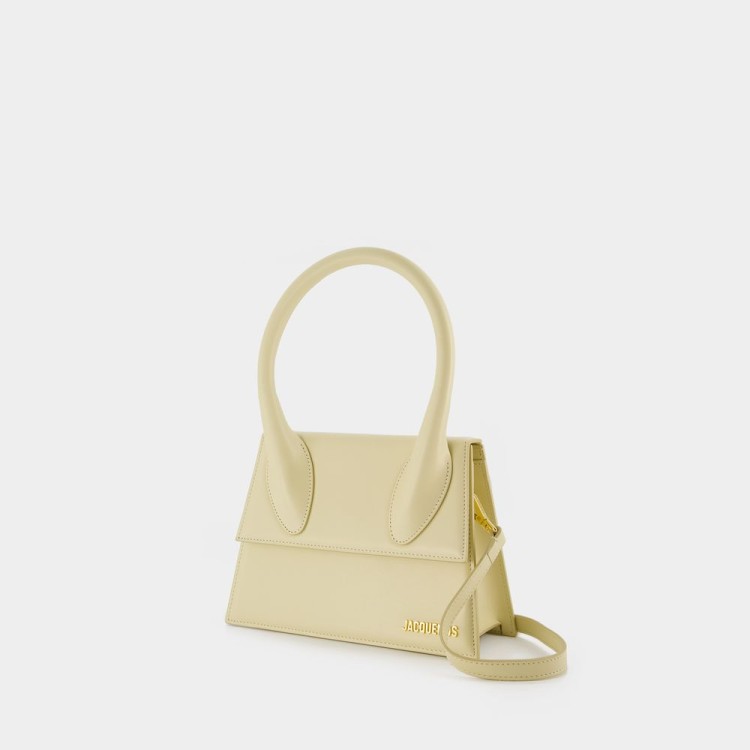Shop Jacquemus Le Grand Chiquito Bag - Leather - Ivory In Neutrals