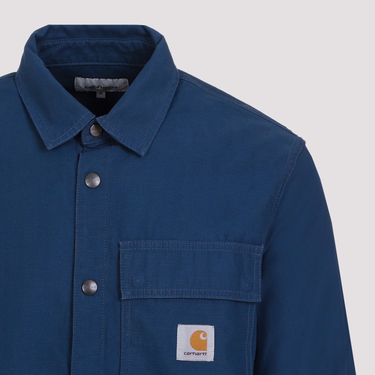 Shop Carhartt Hayworth Blue Cotton Shirt