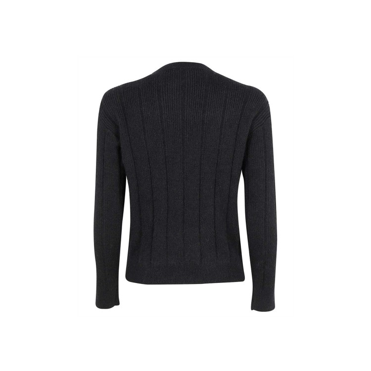 Shop Saint Laurent Black Wool Pullover
