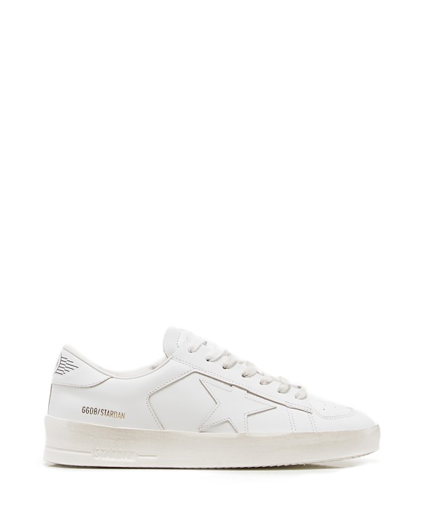 Golden Goose White Front Lace-up Sneakers