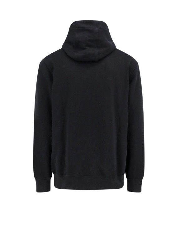 Shop Barrow Cotton Sweatshirt With Iconic Frontal Print In Black
