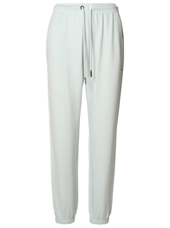 Moncler Light Blue Cotton Trousers