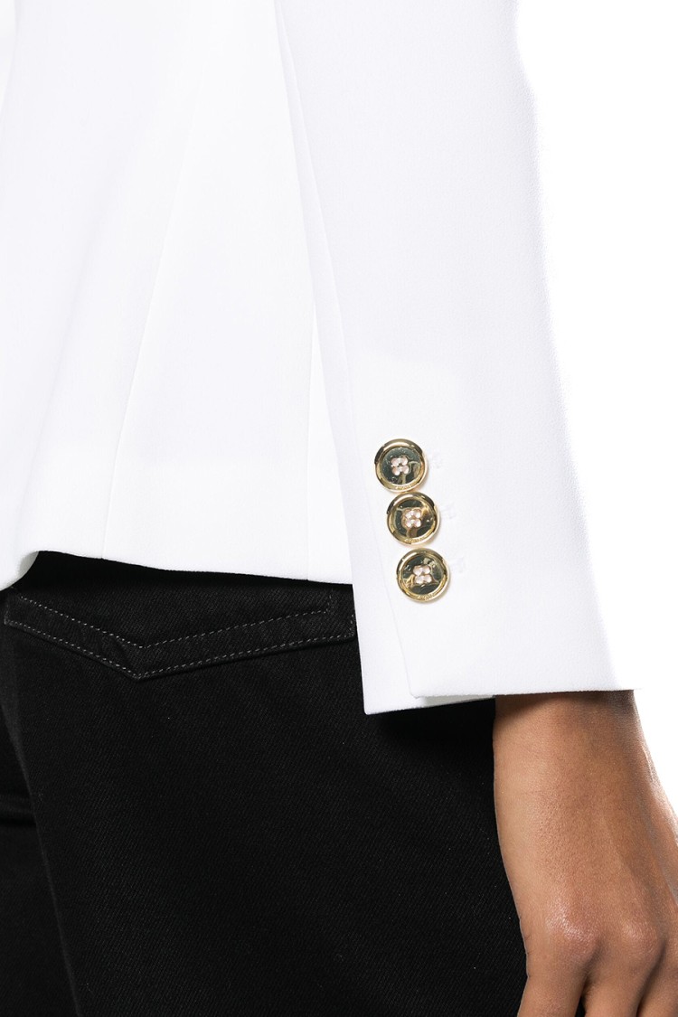 Pinko Tailored Jackets Gold Buttons In White