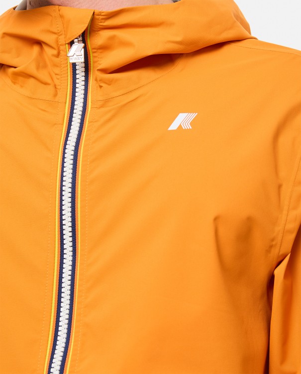 Shop K-way Jack Eco Stretch Dot Jacket In Orange