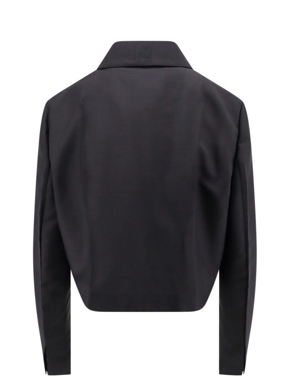 Shop Fendi Mohair Wool Shirt In Black