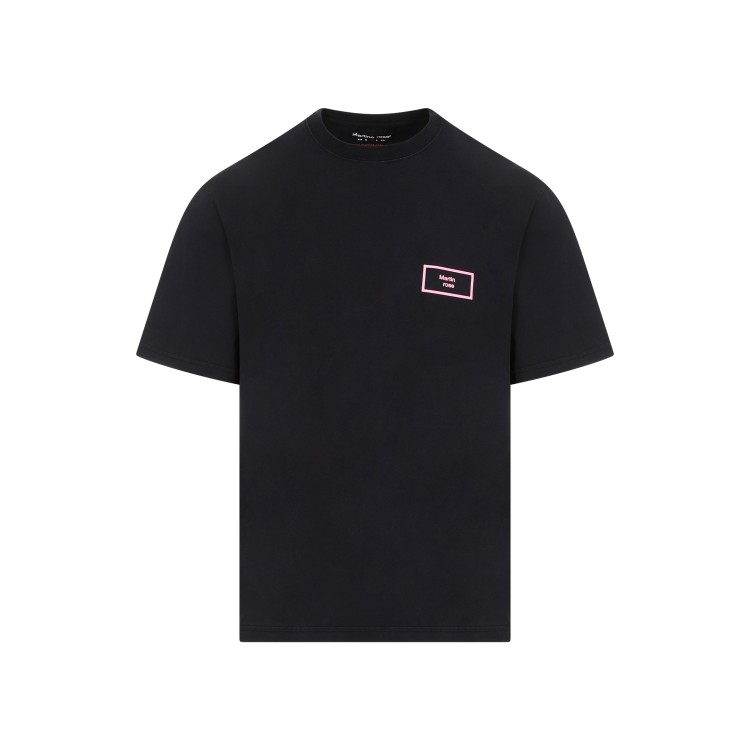 Shop Martine Rose Black Cotton Classic T-shirt
