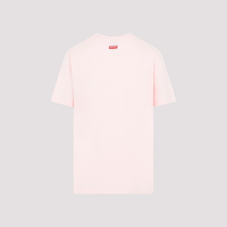 Shop Kenzo Faded Pink Cotton Loose T-shirt