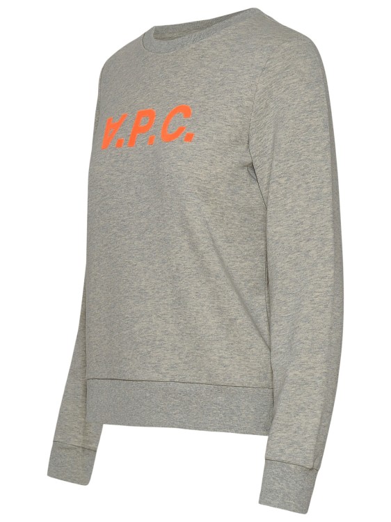 Shop Apc Gray Cotton Vpc Sweatshirt In Grey