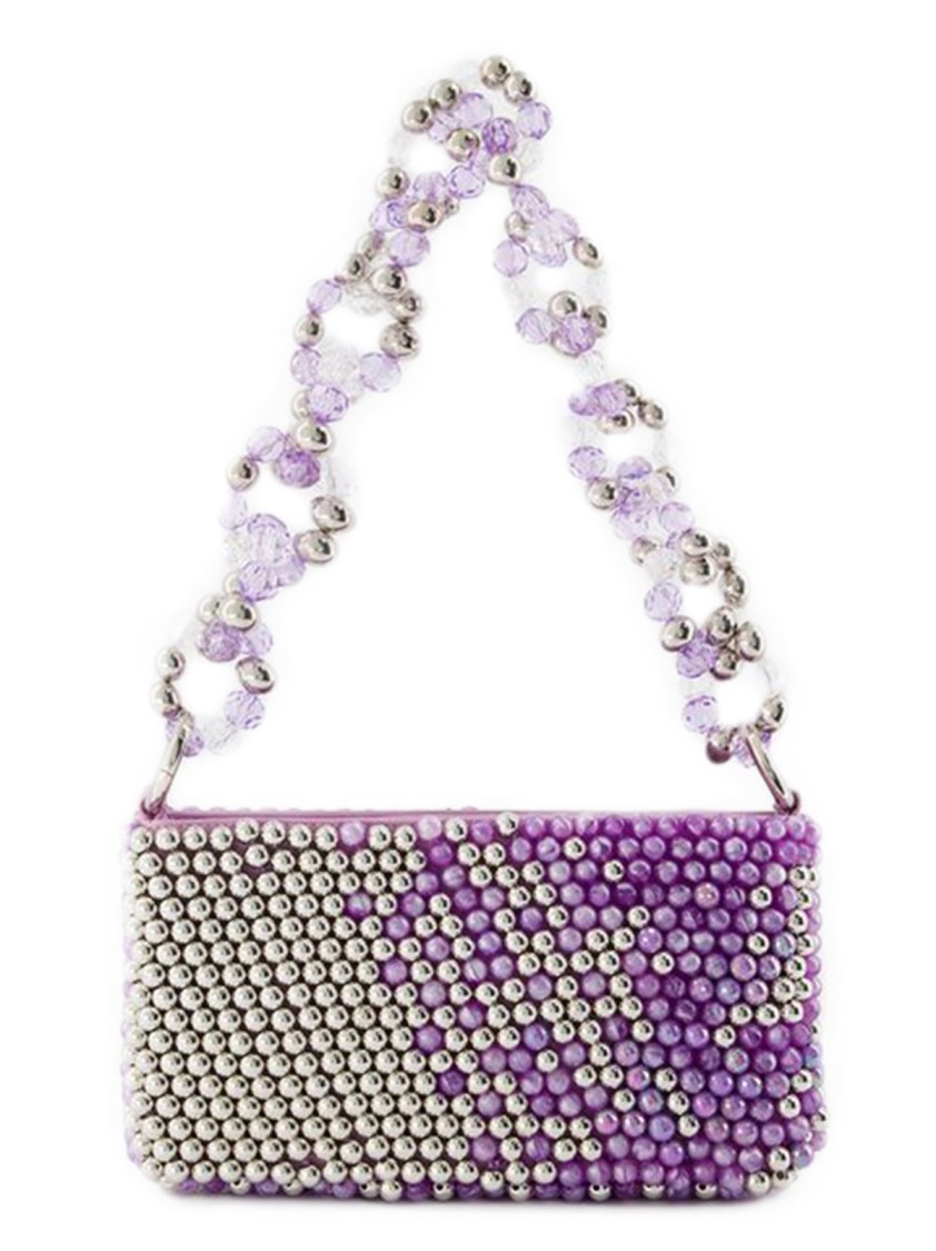 Germanier Zippered Shoulder Bag In Multicolor